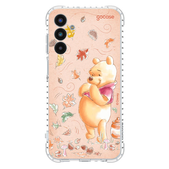 Capinha para celular Ursinho Pooh - Folhas de Outono