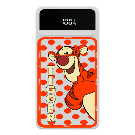 Carregador Portátil Turbo 10000mah - Turma do Pooh - Tigrão Esconde-Esconde