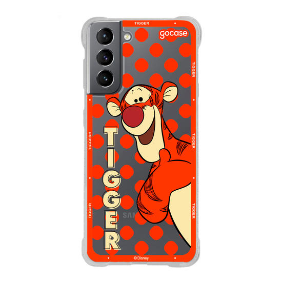 Capinha para celular Ursinho Pooh - Tigrão Esconde-Esconde