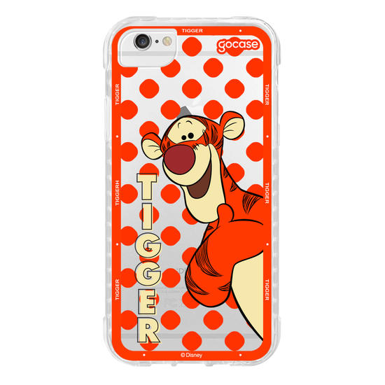 Capinha para celular Ursinho Pooh - Tigrão Esconde-Esconde