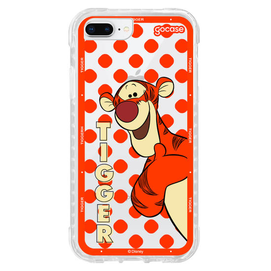 Capinha para celular Ursinho Pooh - Tigrão Esconde-Esconde