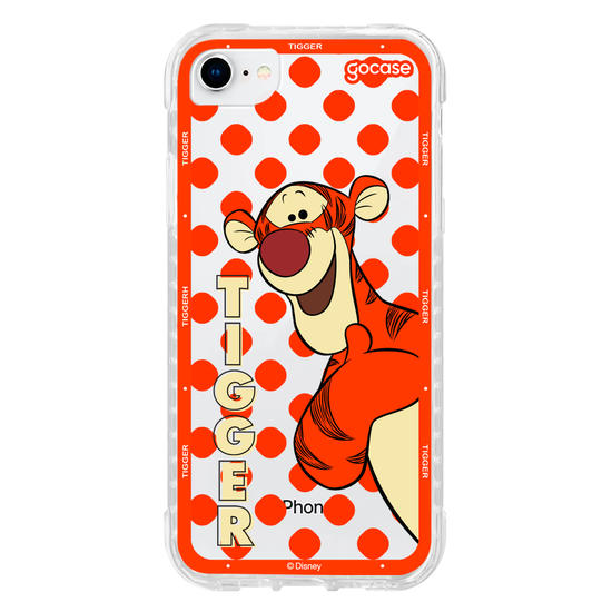 Capinha para celular Ursinho Pooh - Tigrão Esconde-Esconde