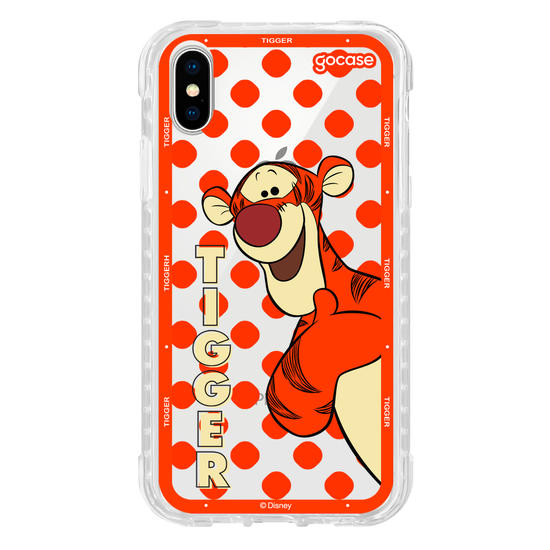 Capinha para celular Ursinho Pooh - Tigrão Esconde-Esconde