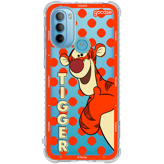 Capinha para celular Ursinho Pooh - Tigrão Esconde-Esconde