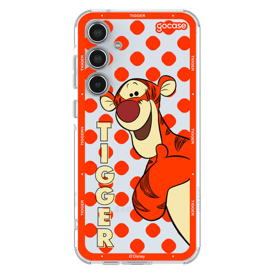 Capinha para celular Ursinho Pooh - Tigrão Esconde-Esconde