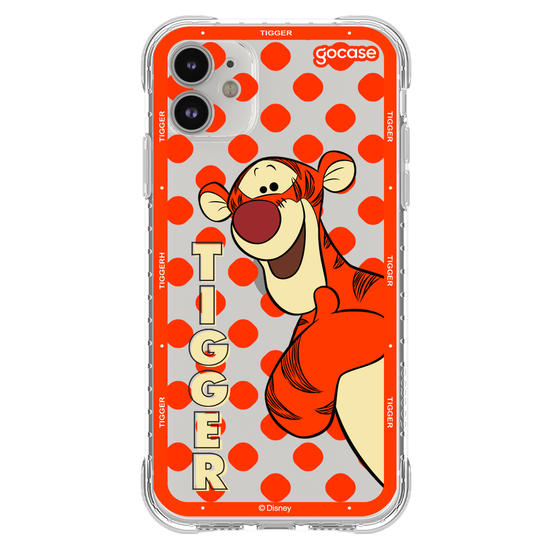Capinha para celular Ursinho Pooh - Tigrão Esconde-Esconde