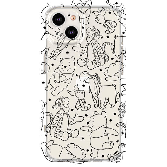 Capinha para celular Ursinho Pooh - Lineart