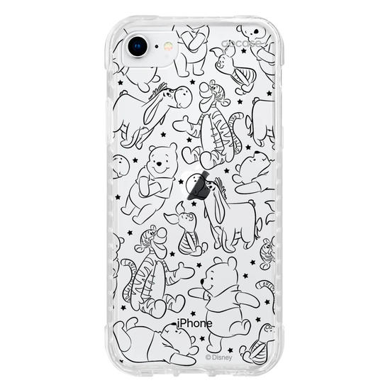 Capinha para celular Ursinho Pooh - Lineart