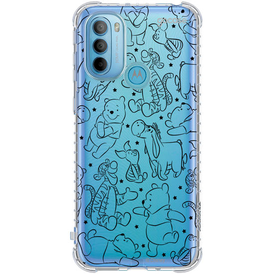 Capinha para celular Ursinho Pooh - Lineart