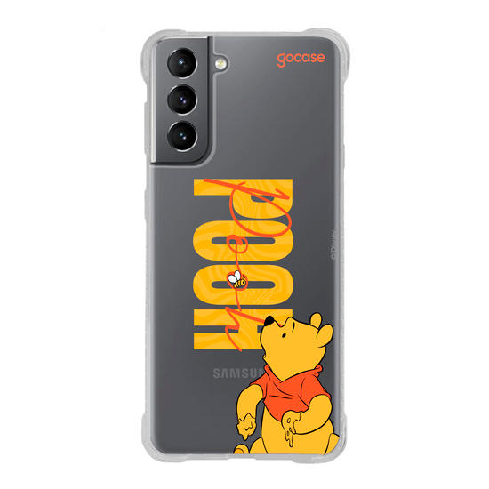 Capinha para celular Ursinho Pooh - Pooh Big Name