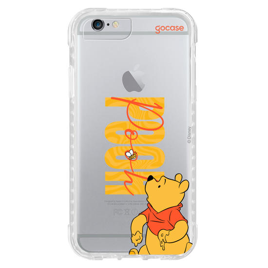 Capinha para celular Ursinho Pooh - Pooh Big Name