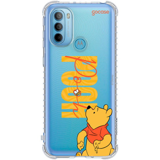 Capinha para celular Ursinho Pooh - Pooh Big Name