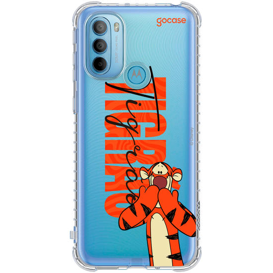 Capinha para celular Ursinho Pooh - Tigrão Big Name