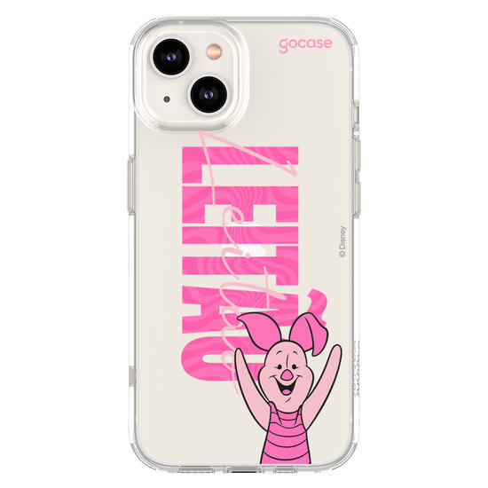 Capinha para celular Ursinho Pooh - Leitão Big Name