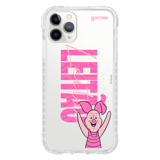 Capinha para celular Ursinho Pooh - Leitão Big Name