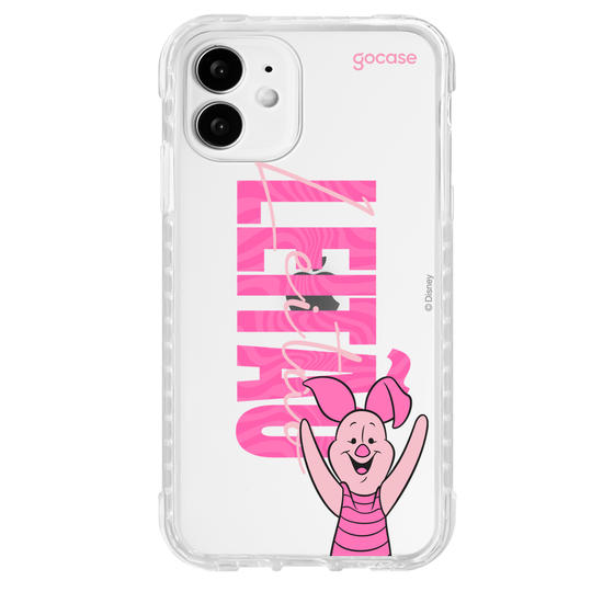 Capinha para celular Ursinho Pooh - Leitão Big Name