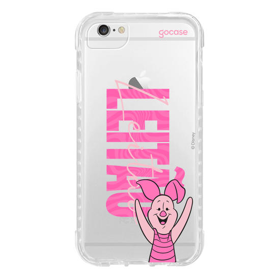 Capinha para celular Ursinho Pooh - Leitão Big Name