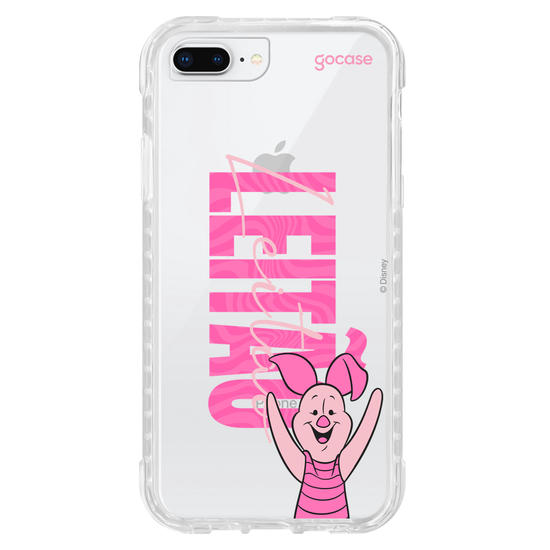Capinha para celular Ursinho Pooh - Leitão Big Name