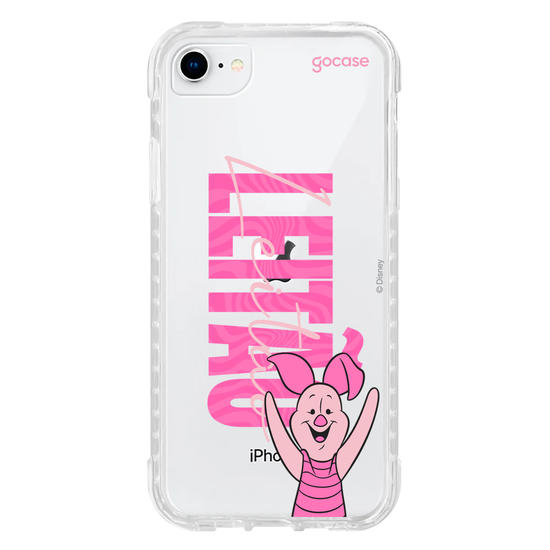 Capinha para celular Ursinho Pooh - Leitão Big Name