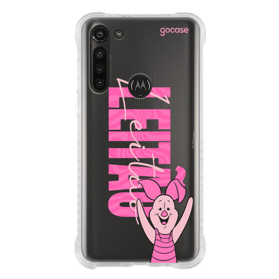 Capinha para celular Ursinho Pooh - Leitão Big Name