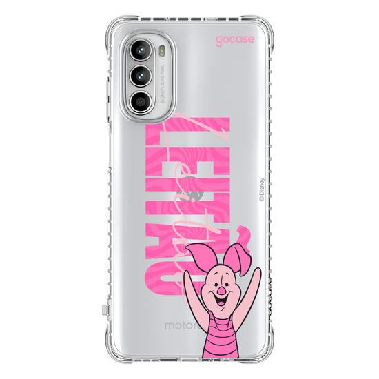 Capinha para celular Ursinho Pooh - Leitão Big Name
