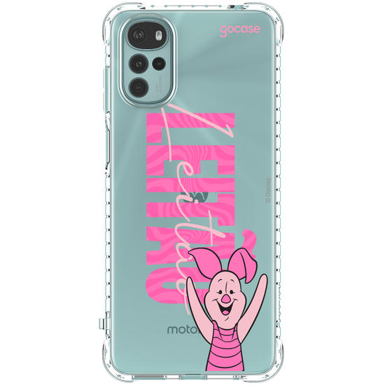 Capinha para celular Ursinho Pooh - Leitão Big Name
