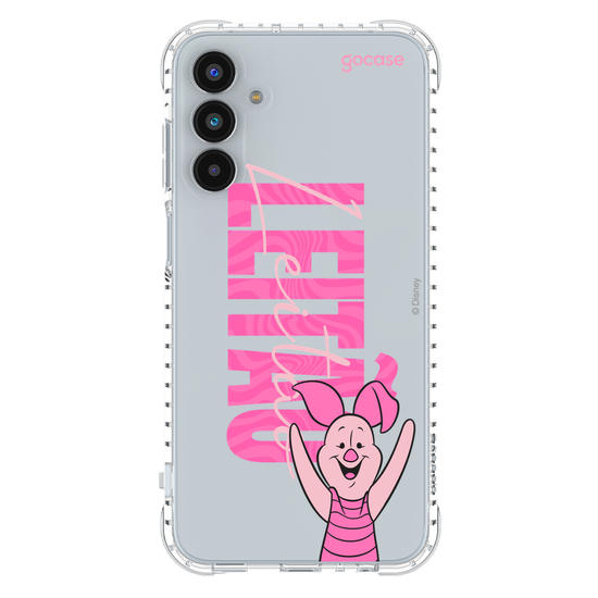 Capinha para celular Ursinho Pooh - Leitão Big Name