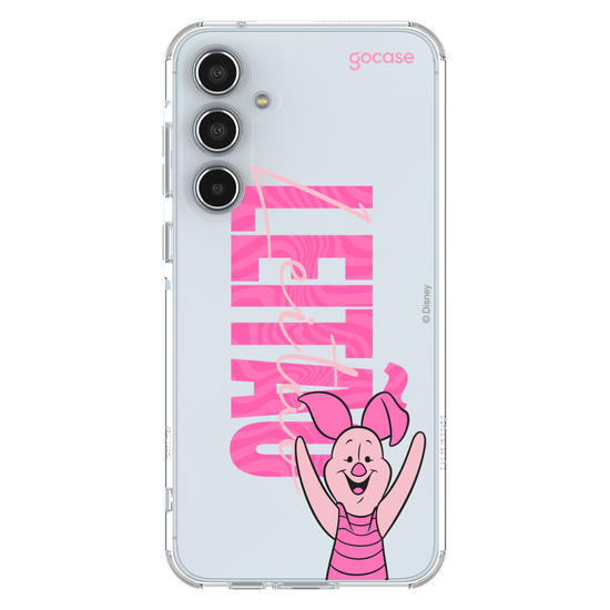 Capinha para celular Ursinho Pooh - Leitão Big Name