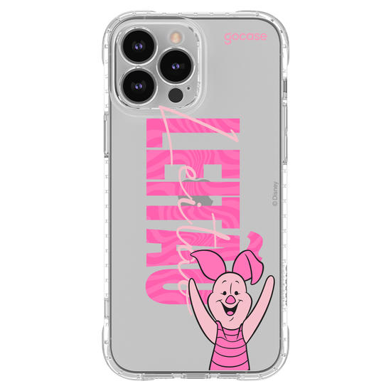 Capinha para celular Ursinho Pooh - Leitão Big Name