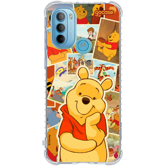 Capinha para celular Ursinho Pooh - Quadros de Memórias