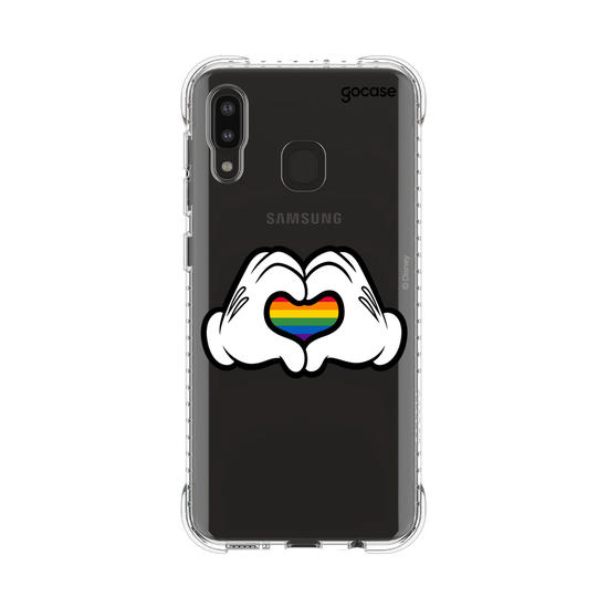 Capinha para celular Disney - Pride - Coração Colorido
