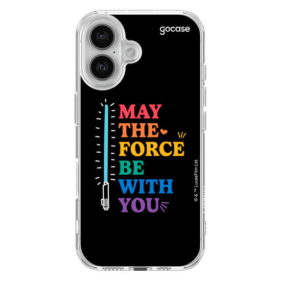 Capinha para celular Star Wars Pride - Frase Arco-íris