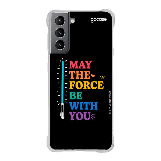 Capinha para celular Star Wars Pride - Frase Arco-íris