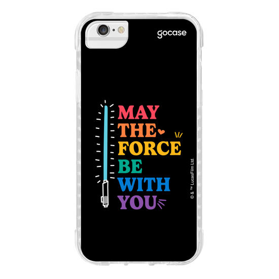 Capinha para celular Star Wars Pride - Frase Arco-íris