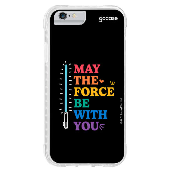 Capinha para celular Star Wars Pride - Frase Arco-íris