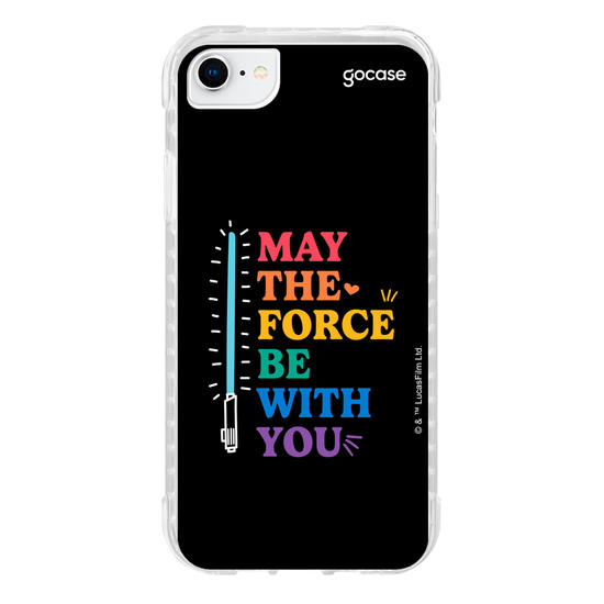 Capinha para celular Star Wars Pride - Frase Arco-íris