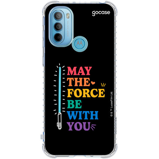 Capinha para celular Star Wars Pride - Frase Arco-íris