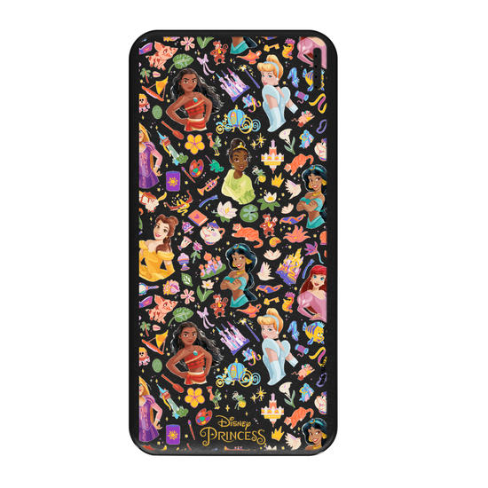 Carregador Portátil Fast Charge -  Princesas - Cute Princess Itens