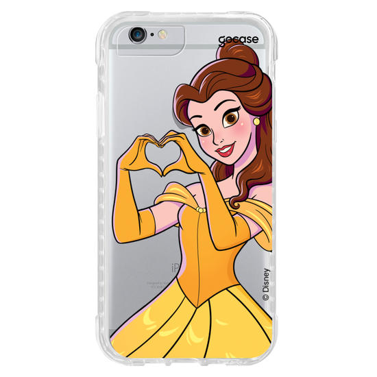 Capinha para celular Disney - Princesas - Bella Coração