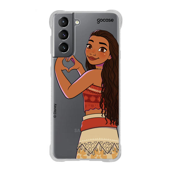 Capinha para celular Disney - Princesas - Moana Coração