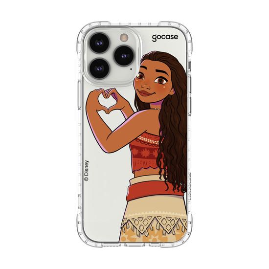 Capinha para celular Disney - Princesas - Moana Coração
