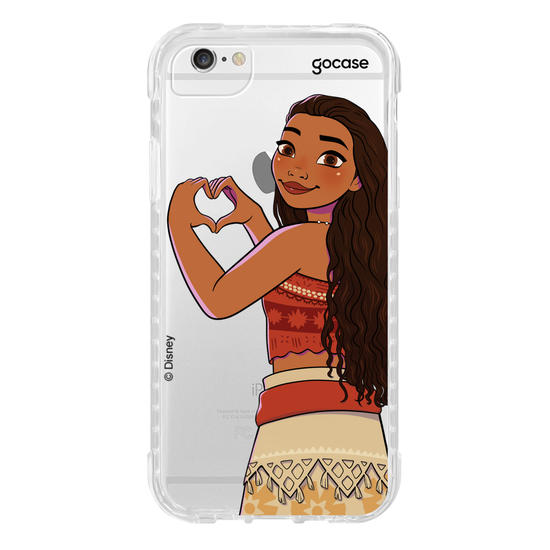 Capinha para celular Disney - Princesas - Moana Coração
