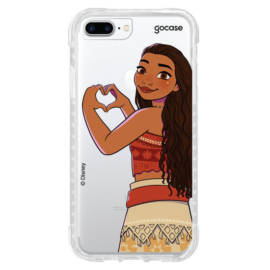 Capinha para celular Disney - Princesas - Moana Coração