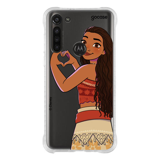 Capinha para celular Disney - Princesas - Moana Coração