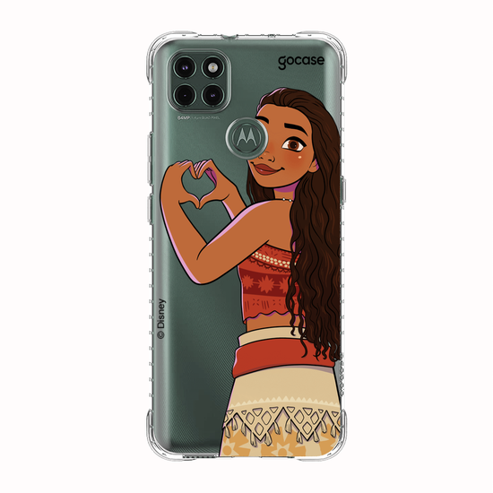 Capinha para celular Disney - Princesas - Moana Coração
