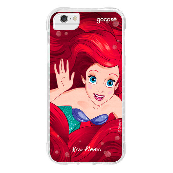 Capinha para celular Disney - Princesas - Ariel Hair