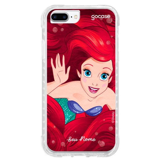 Capinha para celular Disney - Princesas - Ariel Hair