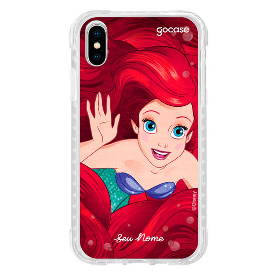 Capinha para celular Disney - Princesas - Ariel Hair