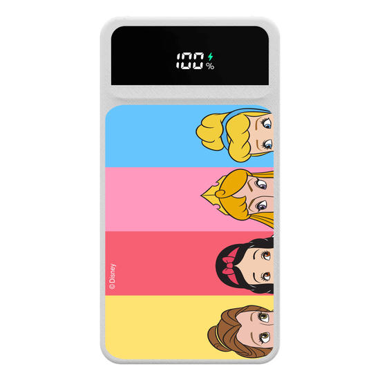 Carregador Portátil Turbo 10000mah - Disney - Princesas - Paleta