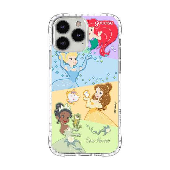Capinha para celular Disney Princesas - Princesas Cute Diagonal